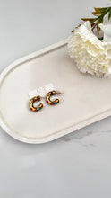 Load image into Gallery viewer, Irregular Stainless Steel Mini Hoop Earrings
