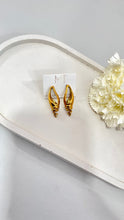 Load image into Gallery viewer, Golden Shell Stainless Steel Earrings

