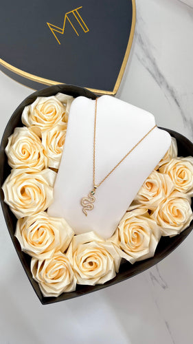 Zircon Stainless Steel Pendant Necklace Material Thingz