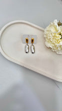 Load image into Gallery viewer, Geometric 18K Gold Plated Drop Earrings
