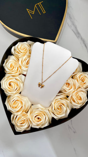Just a Girl 18K Gold Plated Necklace Material Thingz