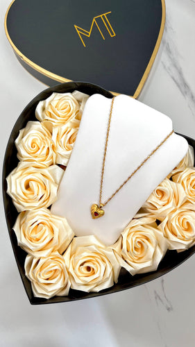 Heart of Gold Stainless Steel Necklace Material Thingz