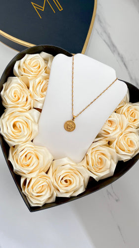 Angel Coin 18K Gold Plated Necklace Material Thingz