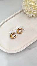 Load image into Gallery viewer, Irregular Stainless Steel Mini Hoop Earrings
