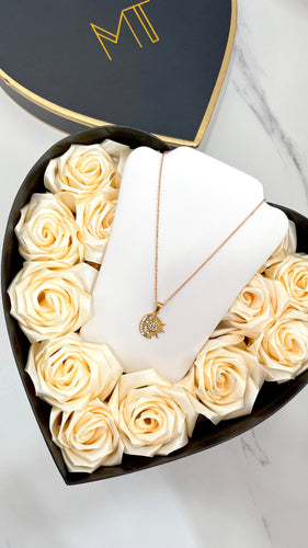 Moon-Sun 18K Gold Plated Necklace Material Thingz